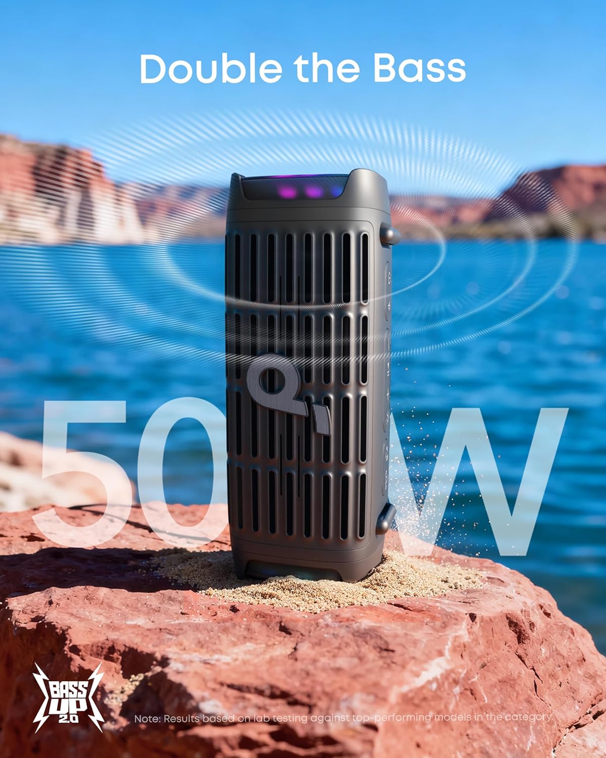 Anker Soundcore Boom 3i Portable Rugged Outdoor Speaker