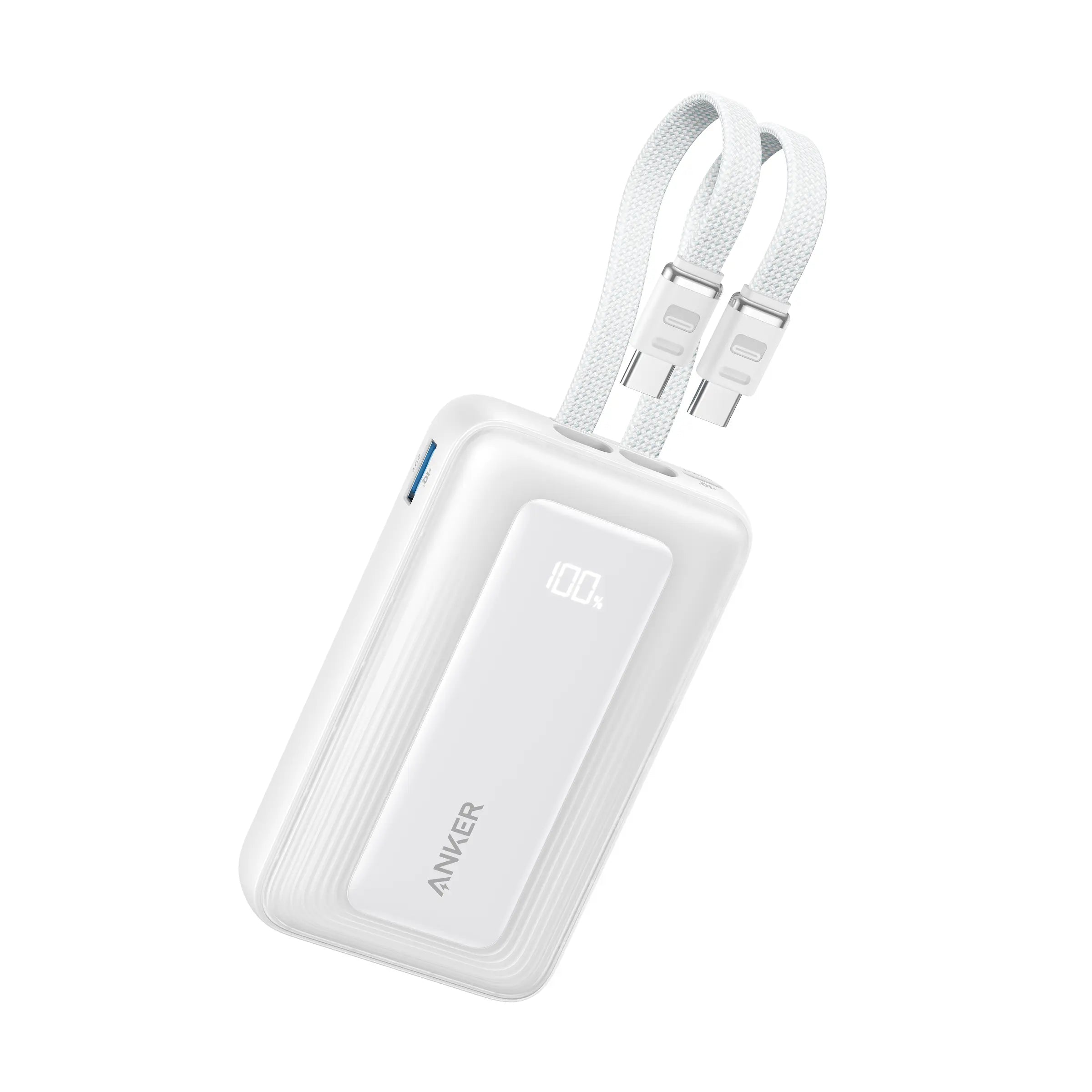 Anker Zolo Power Bank 10K Dual Built-In USB-C Cable