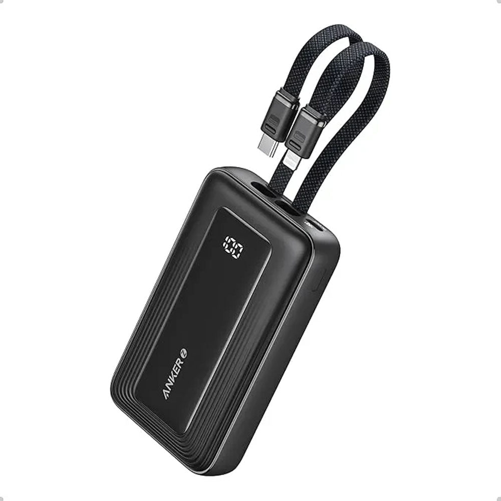 Anker Zolo Power Bank 10K Dual Built-In USB-C Cable