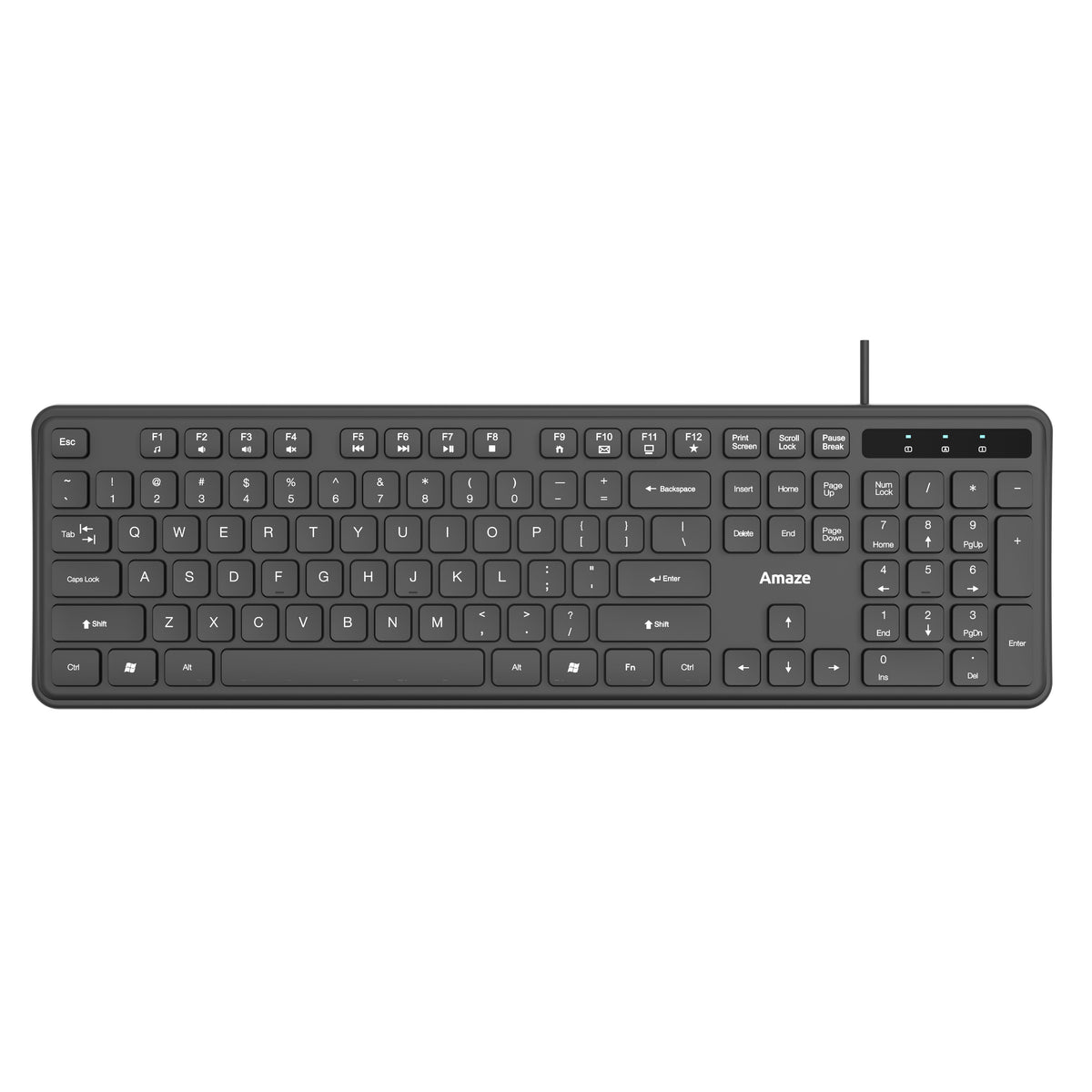 Probus Super Silent Chocolate Keys Wired Keyboard – A734