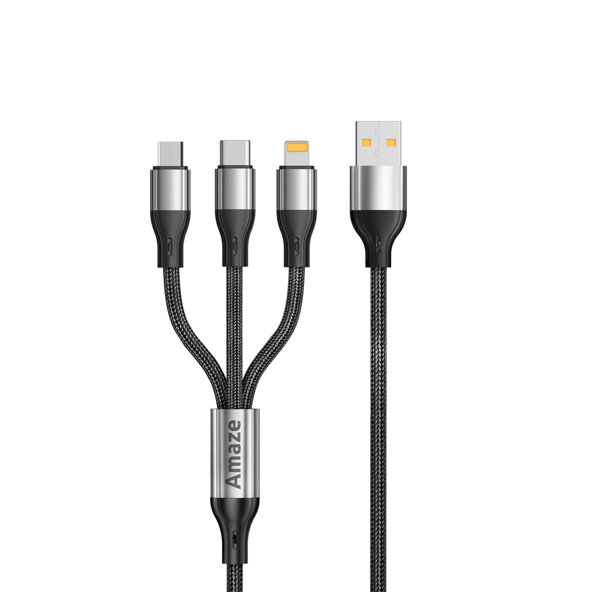 3-in-1 USB to Micro/C/iPhone 3.5A 1.2m – A30
