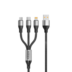 3-in-1 USB to Micro/C/iPhone 3.5A 1.2m – A30