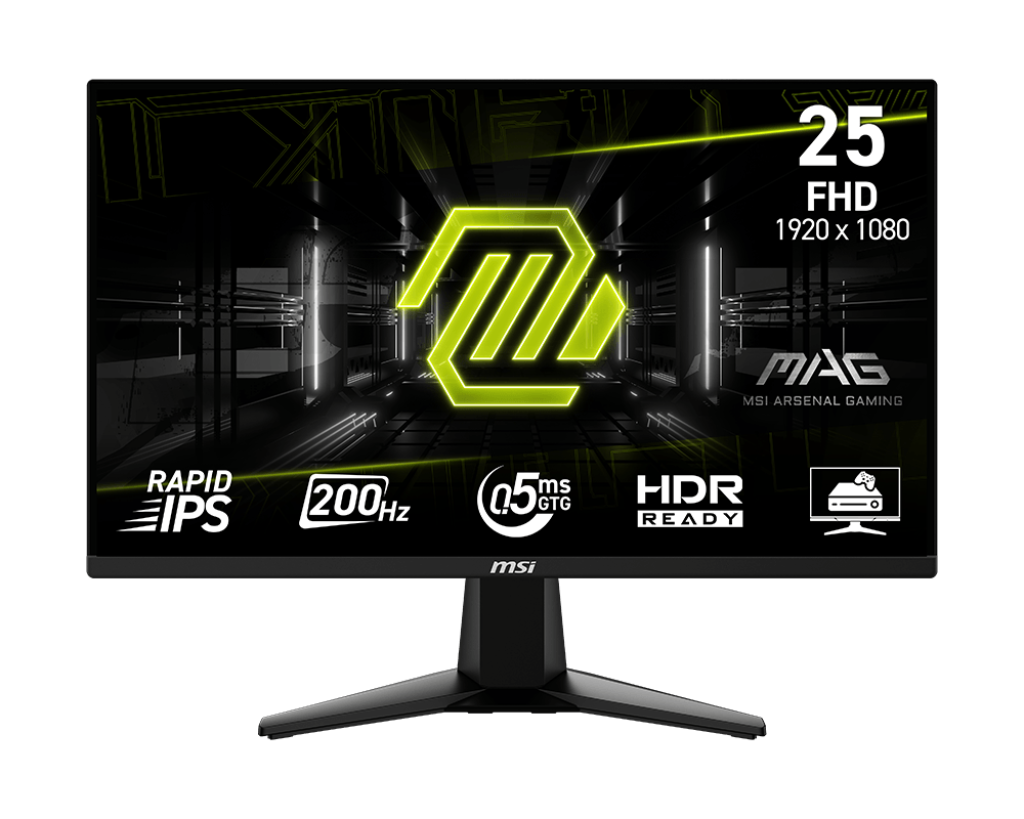 MSI LED Monitor MAG 255F E20 25-inch 1920 x 1080 200Hz,IPS,0.5ms