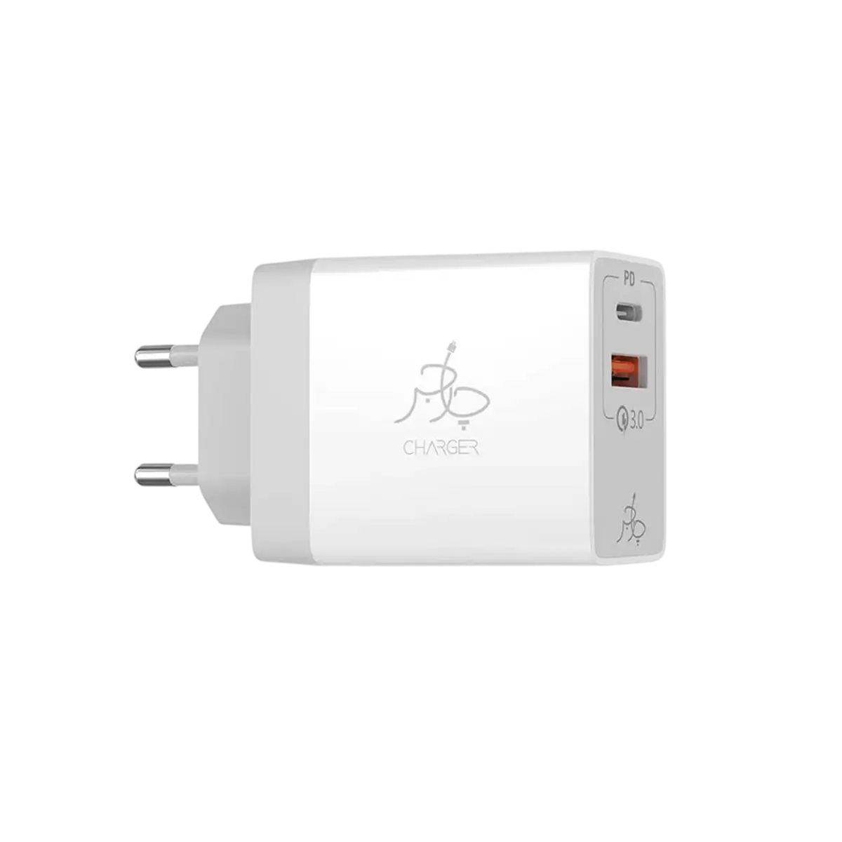 Fusion Dual-Boost 36W PD Charger - With USB-C to USB-C Cable