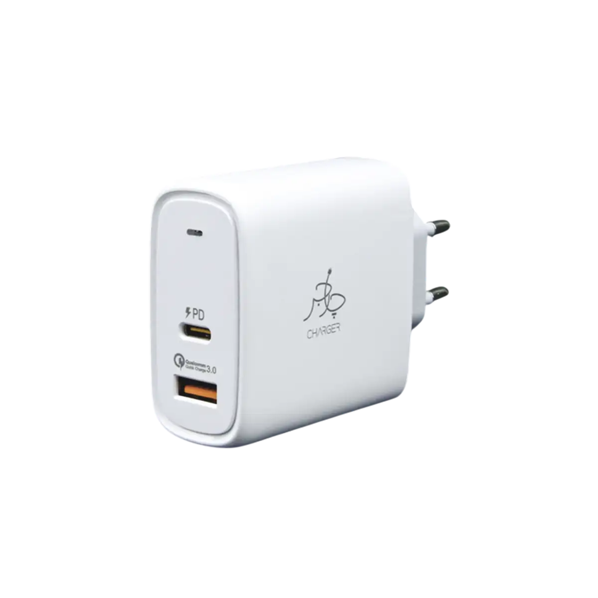 Fusion Dual-Boost 45W PD Charger - With USB-C to USB-C Cable