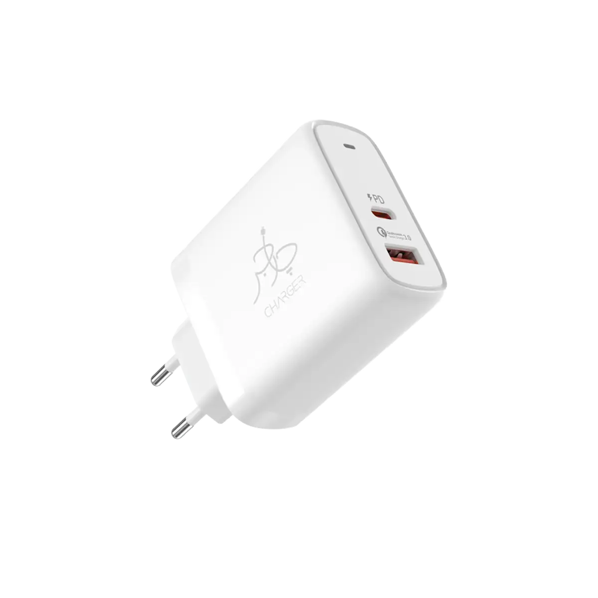 Fusion Dual-Boost 45W PD Charger - With USB-C to USB-C Cable