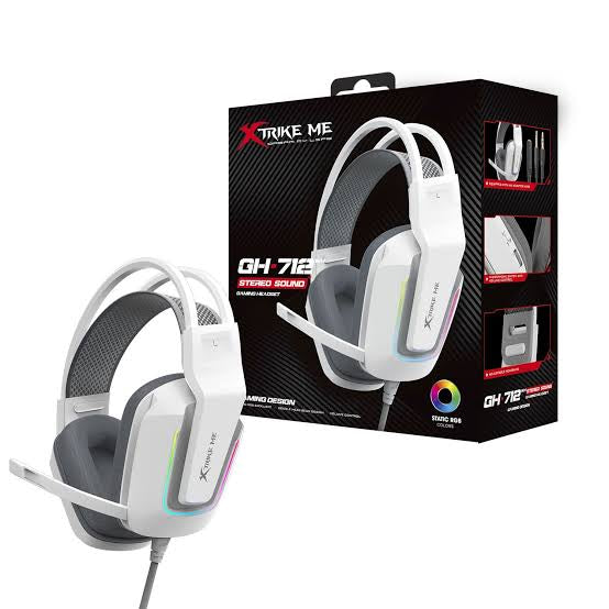 Xtrike-Me GH-712 RGB Gaming Headset with Noise Reduction Microphone