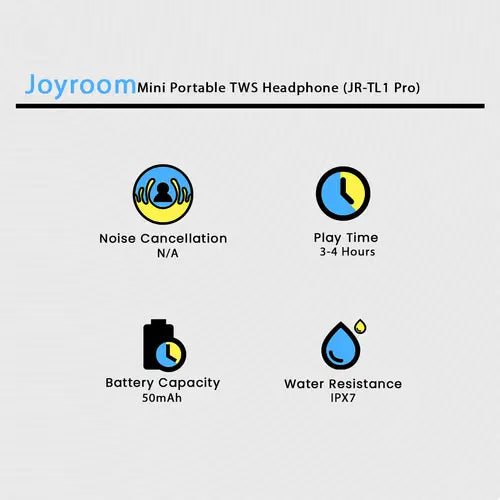 Joyroom Mini Portable TWS Headphone (JR-TL1 Pro)