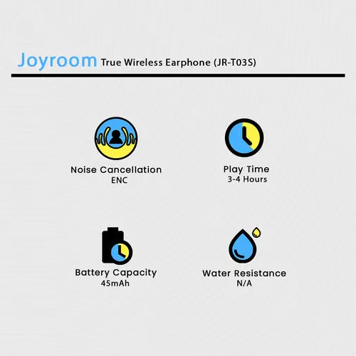 Joyroom True Wireless Earphone (JR-T03S)