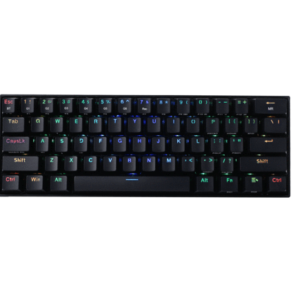 Redragon K530 RGB Draconic Wireless Mechanical Gaming Keyboard with Red Switches (Black)