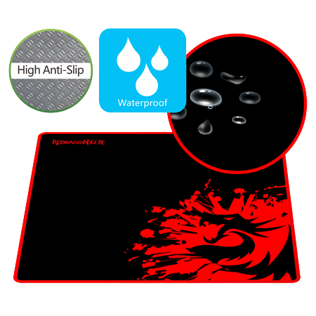 Redragon K552-BB Keyboard, M601 Mouse, P001 Mousepad and H120 Headset Combo Set (4 in 1)