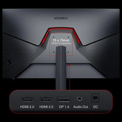 KOORUI GN06 27 Inch FHD Gaming Monitor | IPS | 165Hz 180Hz | 1ms | 90% DCI-P3 | Adaptive Sync | Black