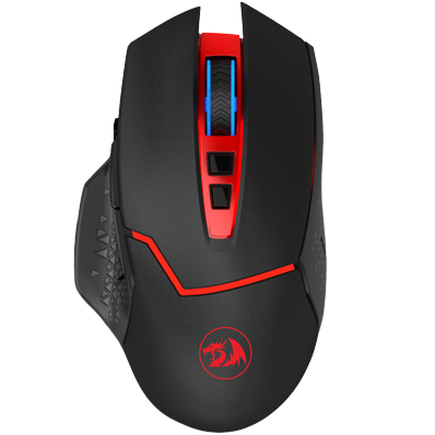 Redragon M690 MIRAGE Wireless Gaming Mouse, 8 Buttons, 4800 DPI (Black)
