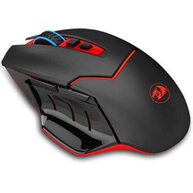 Redragon M690 MIRAGE Wireless Gaming Mouse, 8 Buttons, 4800 DPI (Black)