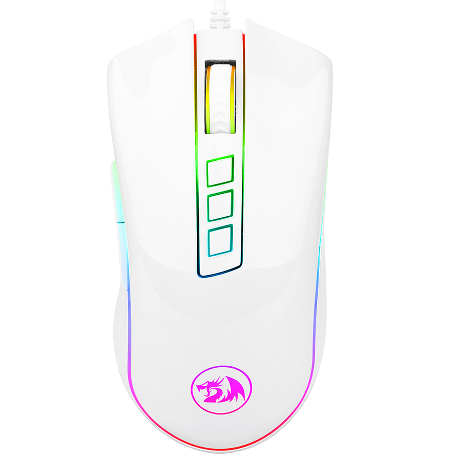Redragon M711W COBRA RGB Gaming Mouse (White)