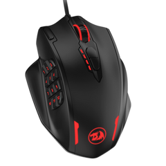 Redragon M908 IMPACT MMO Gaming Mouse, 12400 DPI (Black)