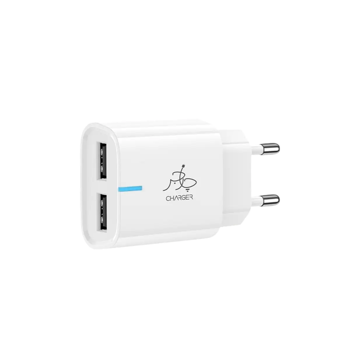 Rapid Duo 12W Charger - With Micro USB Cable