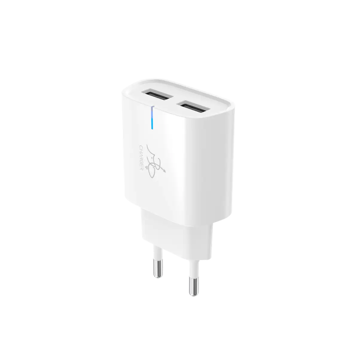 Rapid Duo 12W Charger - With Micro USB Cable