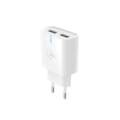 Rapid Duo 12W Charger - With Micro USB Cable