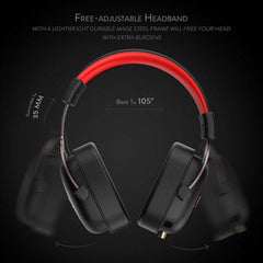 Redragon H510-1 ZEUS 2 Wired Gaming Headset - 7.1 Surround Sound (Black)