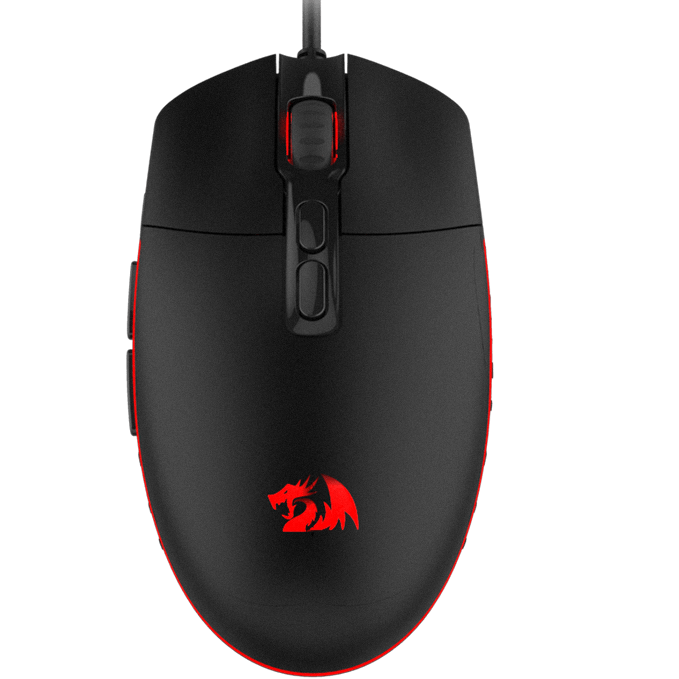 Redragon M719 INVADER RGB Gaming Mouse with Fire Button, 10,000 DPI (Black)