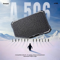 6 Fan Laptop Cooling Pad – A-506