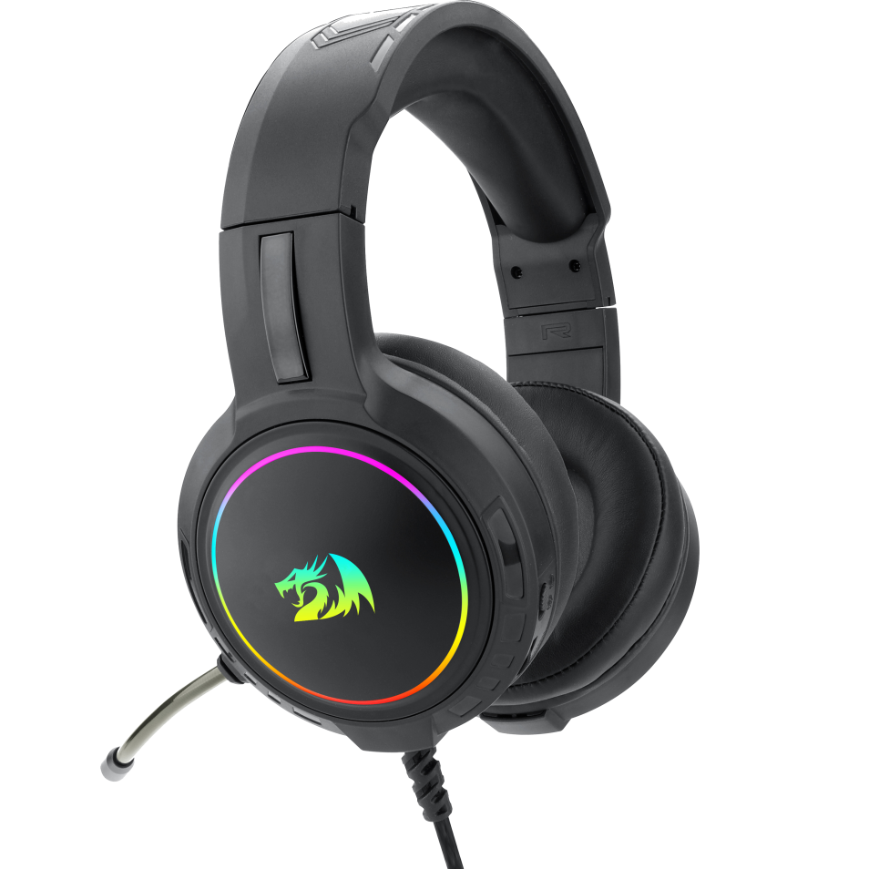 Redragon H270 MENTO RGB Gaming Headphone (Black)