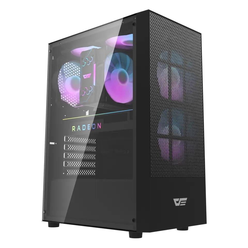 Darkflash Casing A290 Black 3 RGB Fans