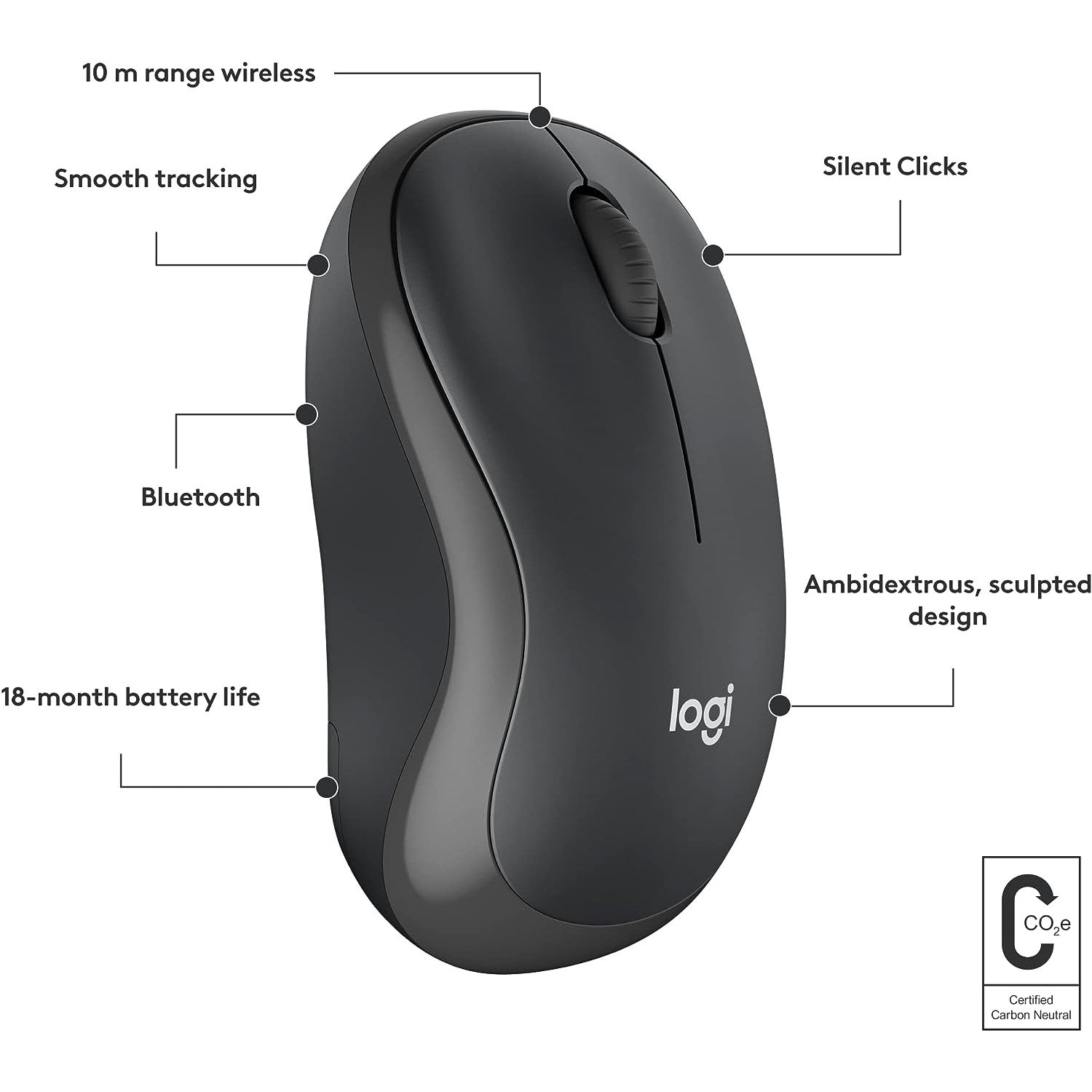 Logitech M240 Silent Graphite