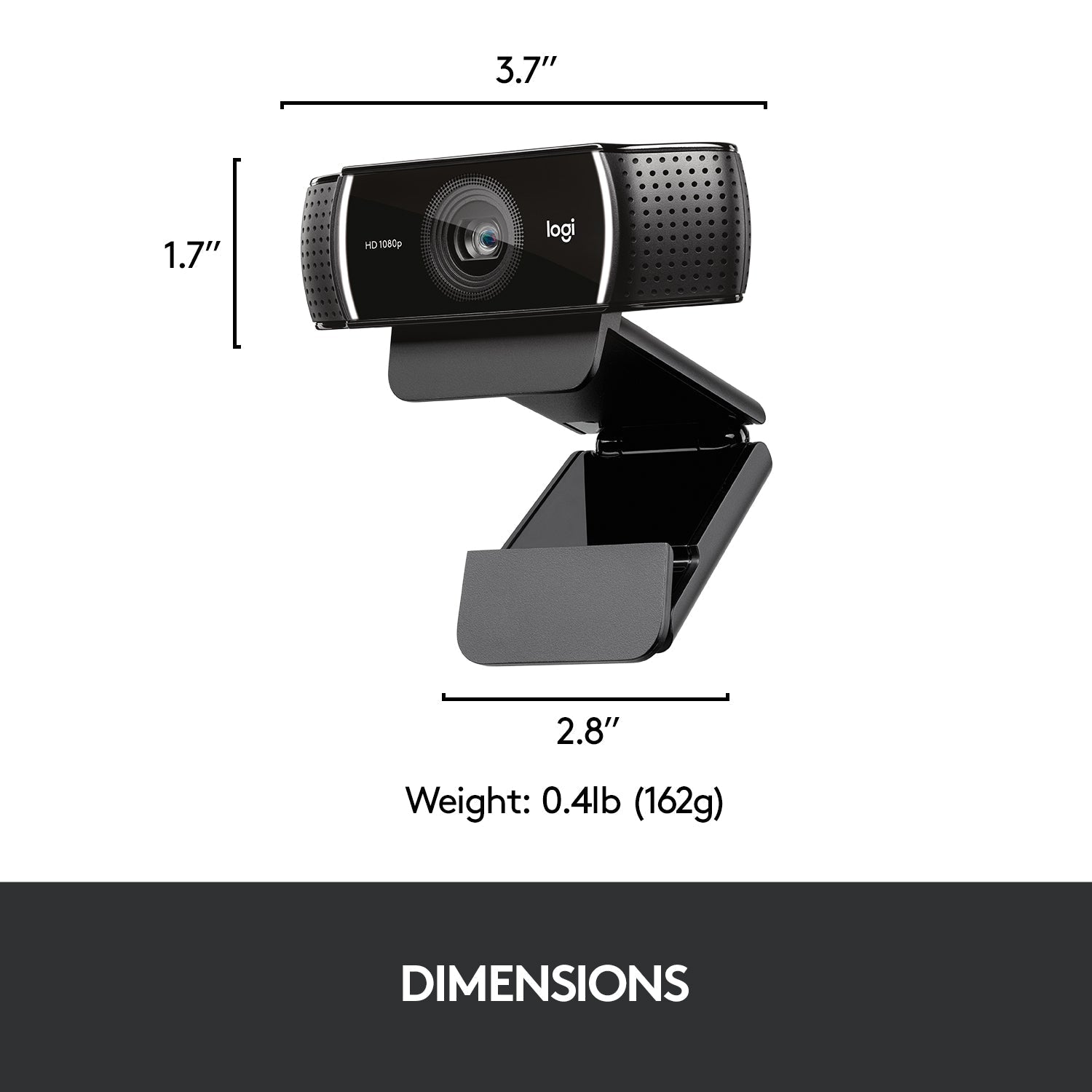 Logitech Webcam C922 Pro 1080p Black