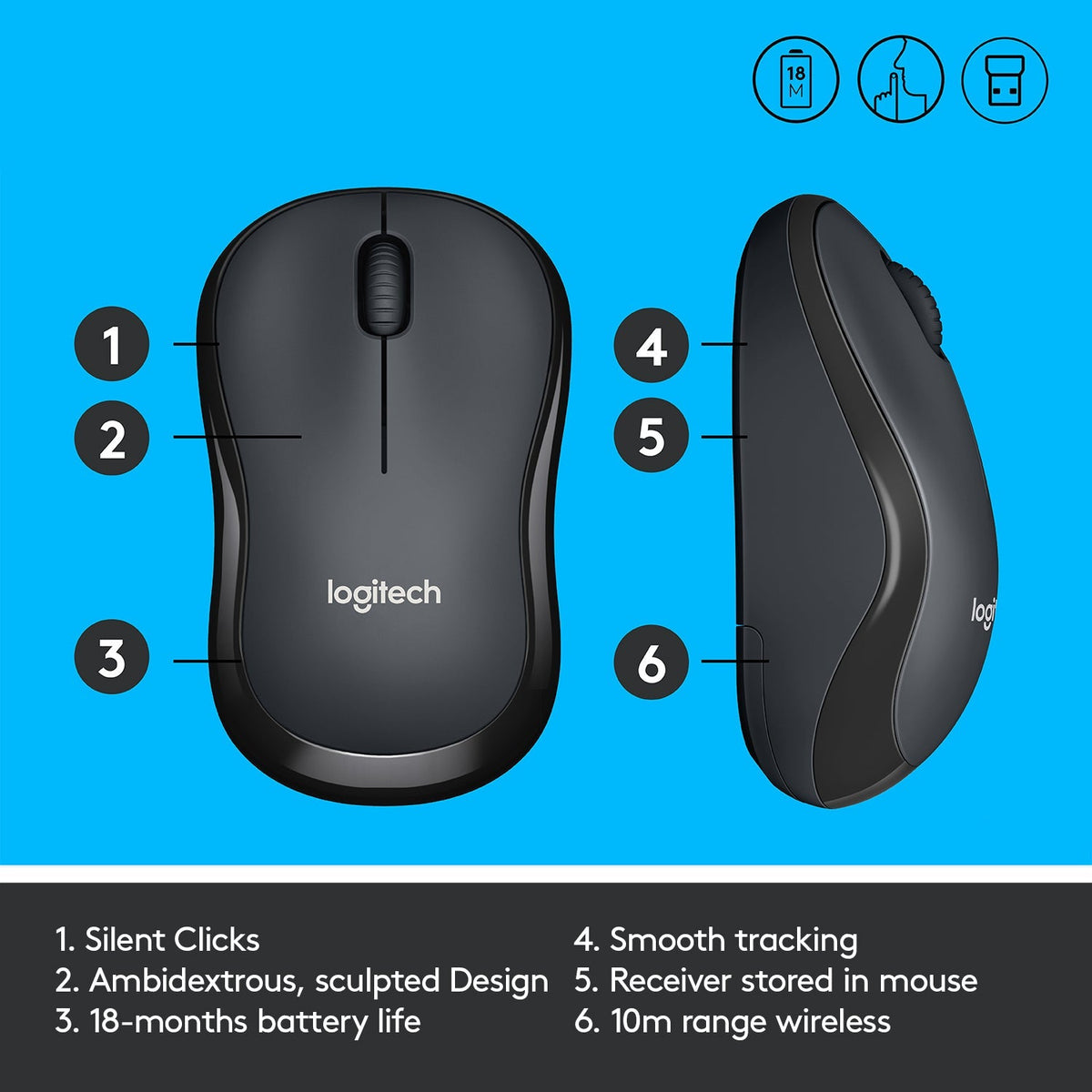 Logitech M221 Wireless Mouse