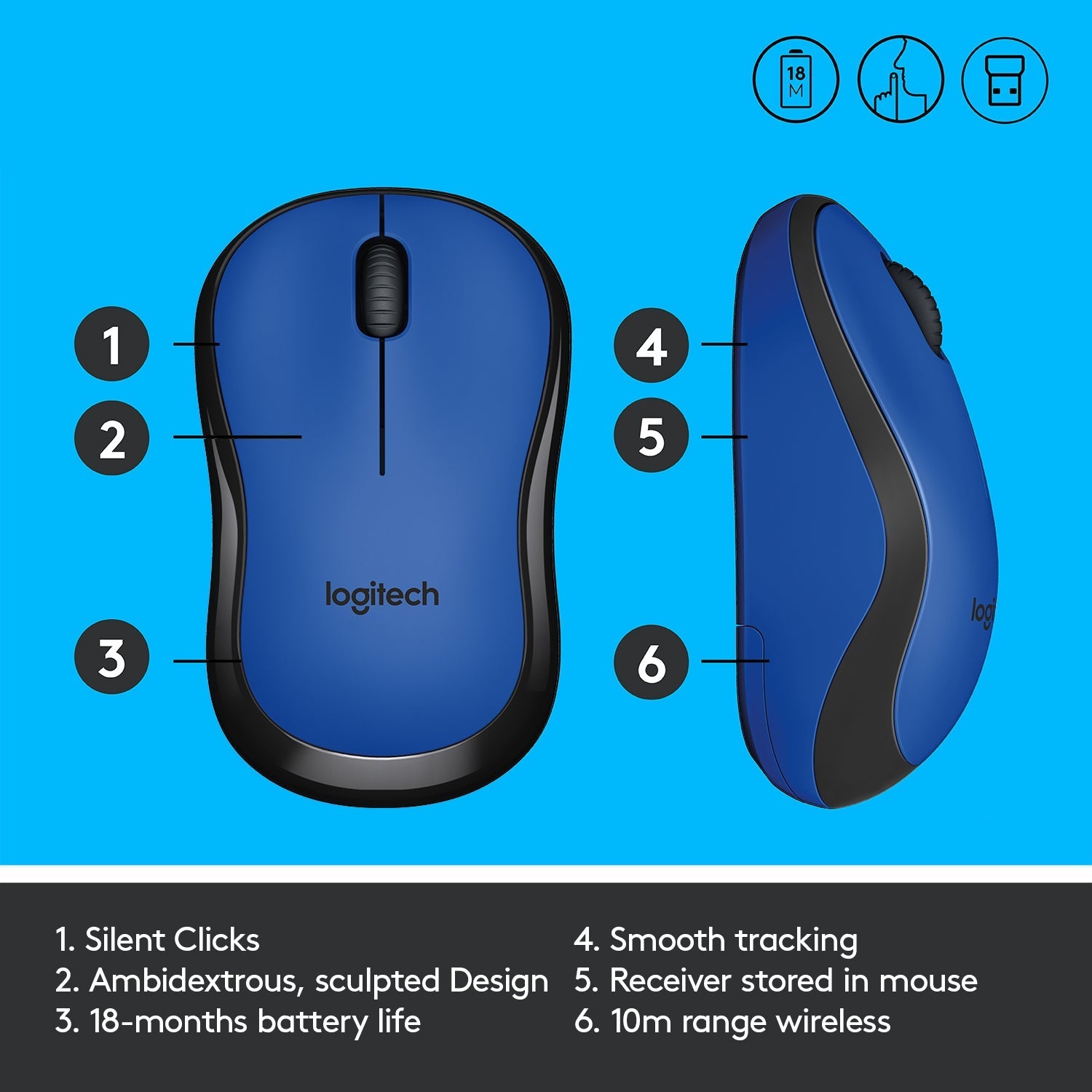 Logitech M221 Wireless Mouse