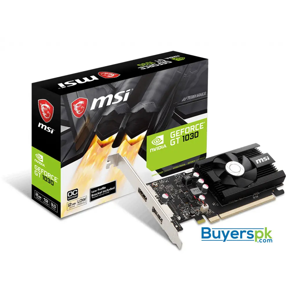 Msi Gt 1030 2gb D4 Lp Oc 2gb Graphics Card