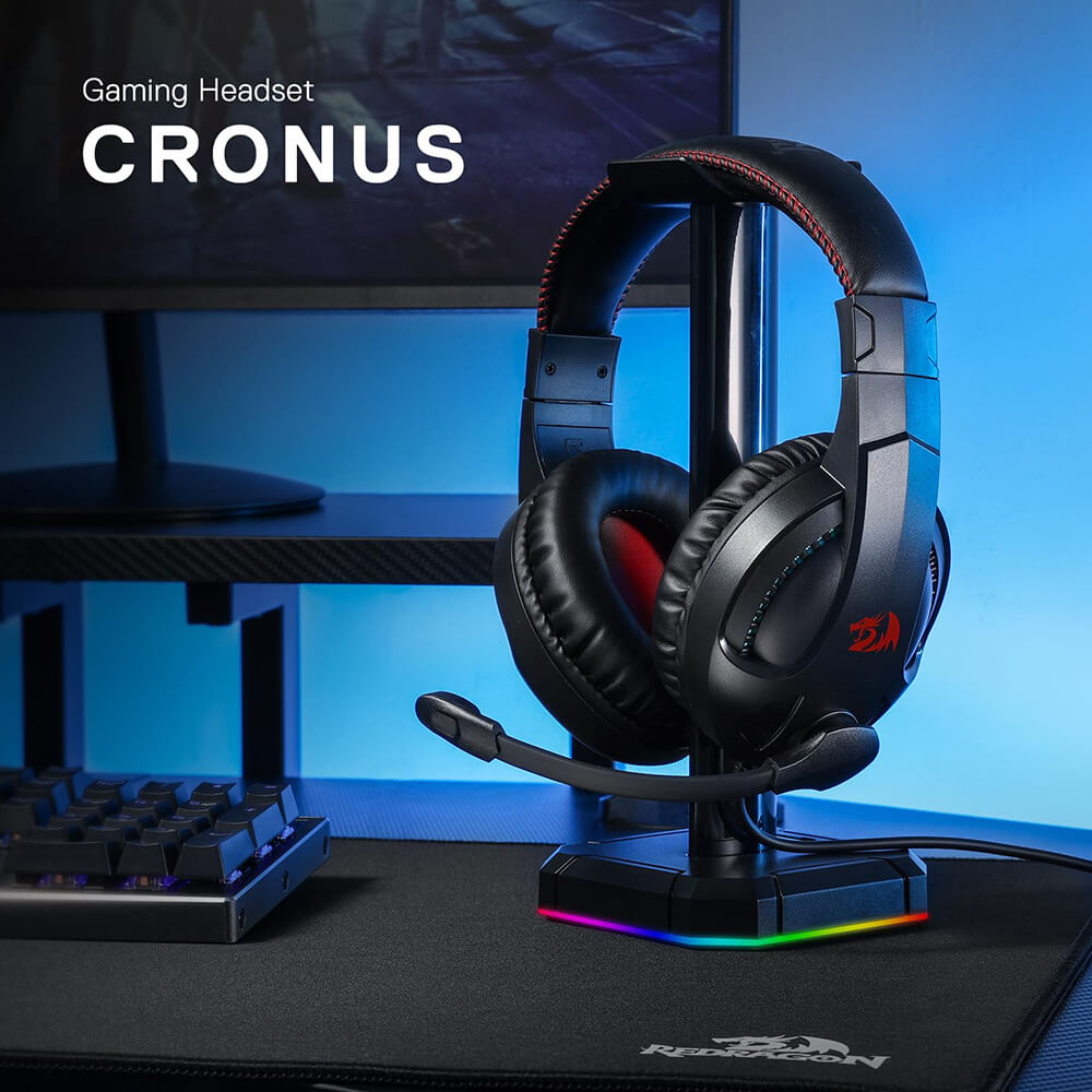 Redragon H211 CRONUS RGB Wired Gaming Headset (Black)