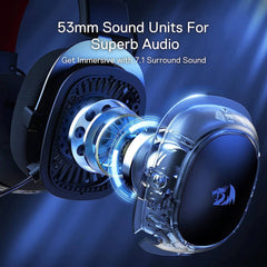 Redragon H510 ZEUS PRO Mode RGB Wireless Gaming Headset (Black)