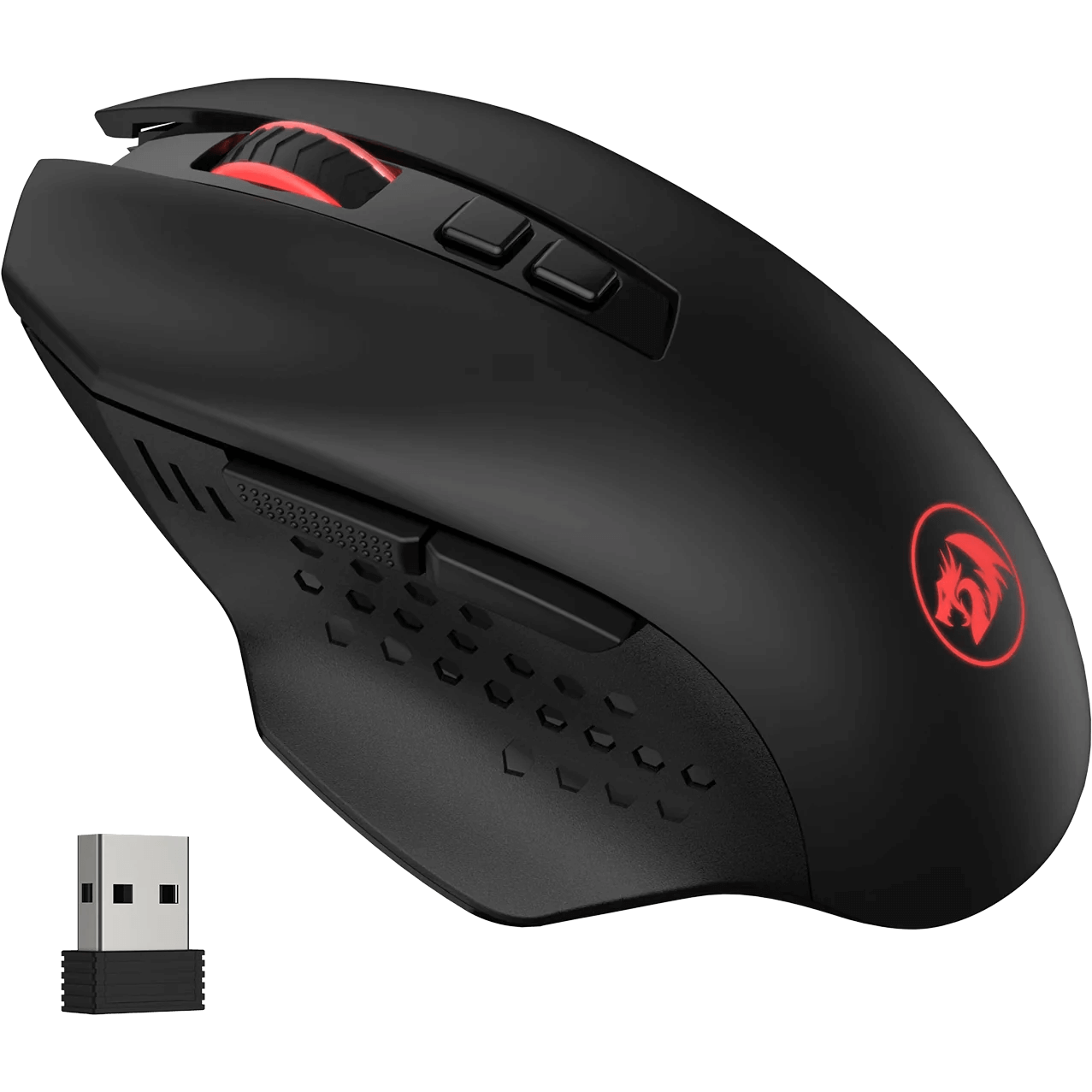 Redragon M656 GAINER Wireless Gaming Mouse, 3200 DPI (Black)