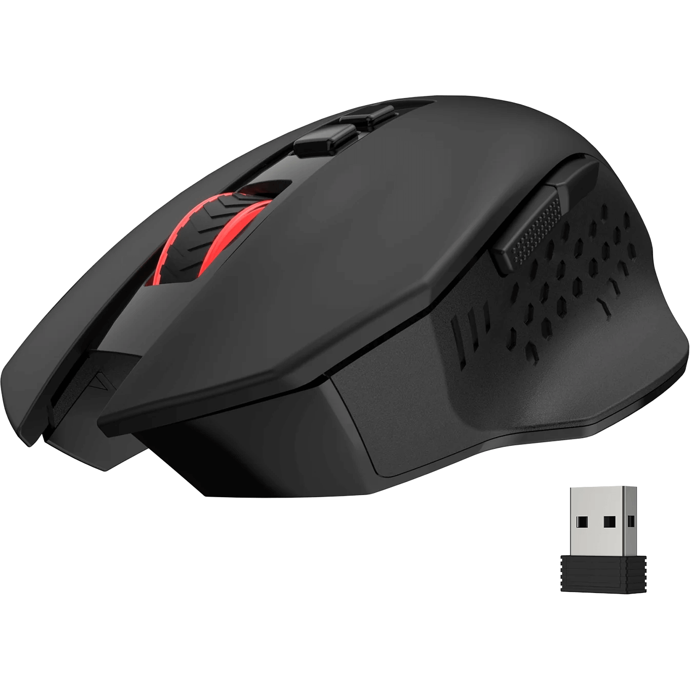 Redragon M656 GAINER Wireless Gaming Mouse, 3200 DPI (Black)