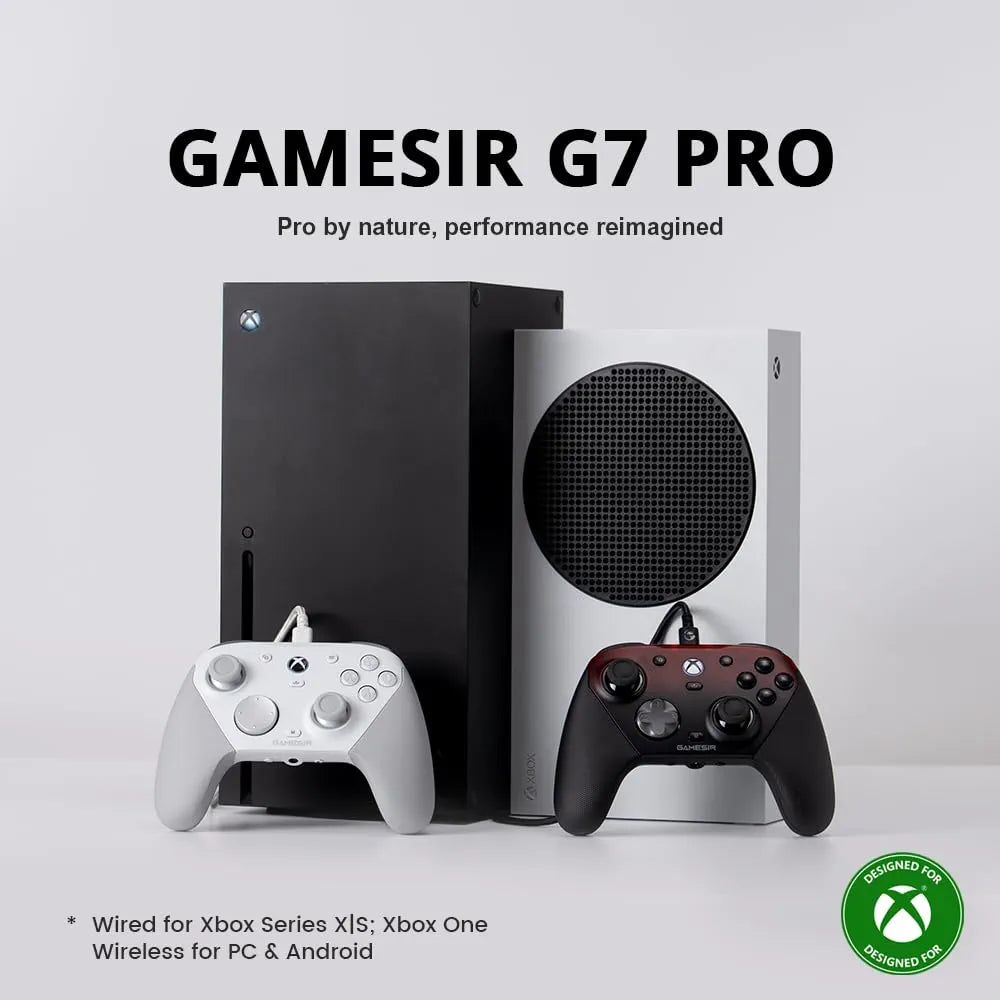 GameSir G7 Pro Wireless Gaming Controller – TMR Sticks, Hall Effect Triggers, 1000Hz Polling for Xbox & PC