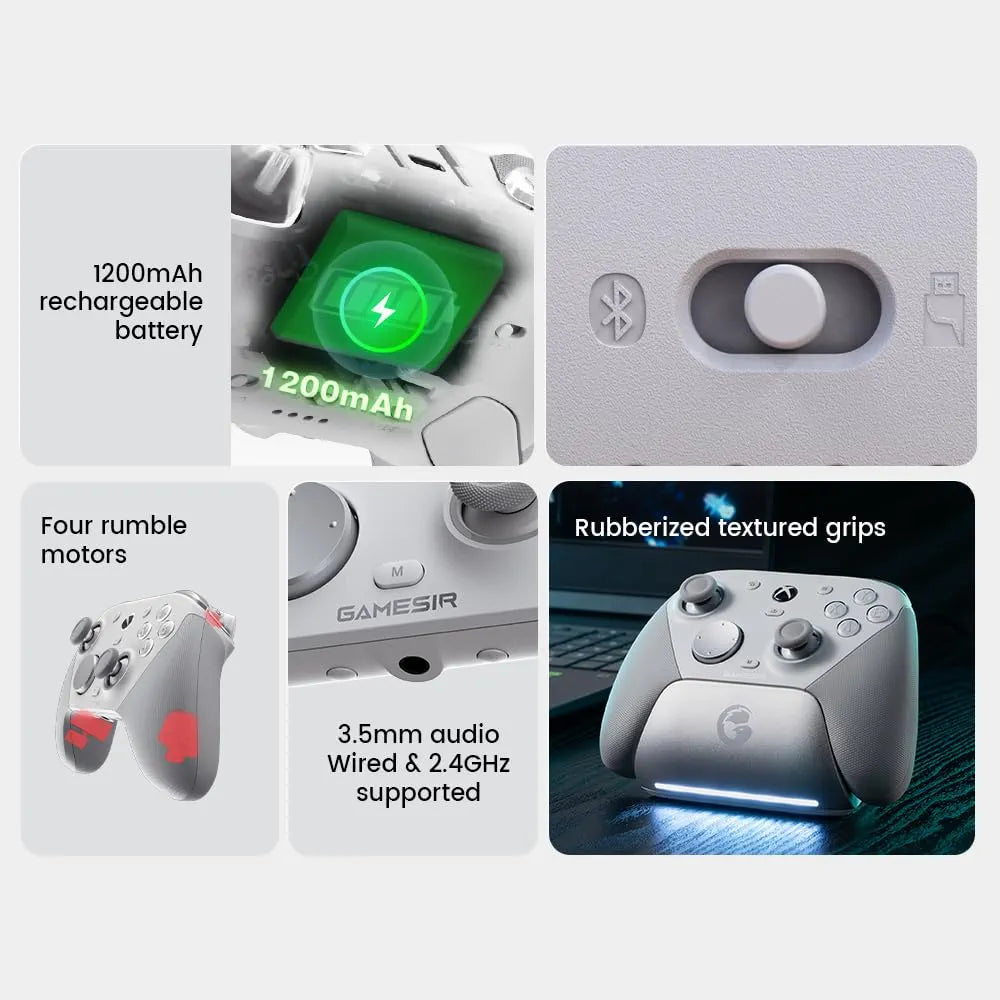 GameSir G7 Pro Wireless Gaming Controller – TMR Sticks, Hall Effect Triggers, 1000Hz Polling for Xbox & PC