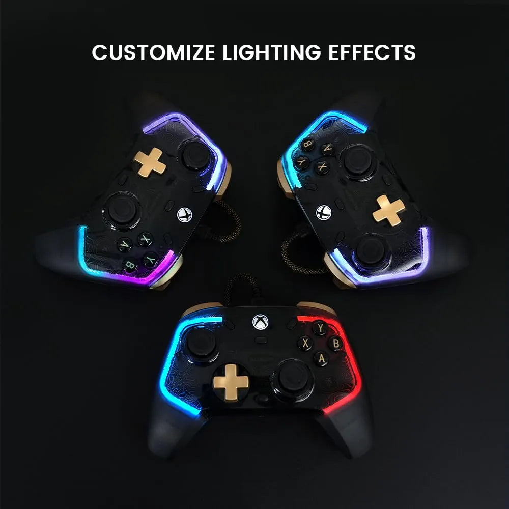 GameSir Kaleid Flux Enhanced Wired Xbox Controller – Hall Effect Joystick & RGB Lighting