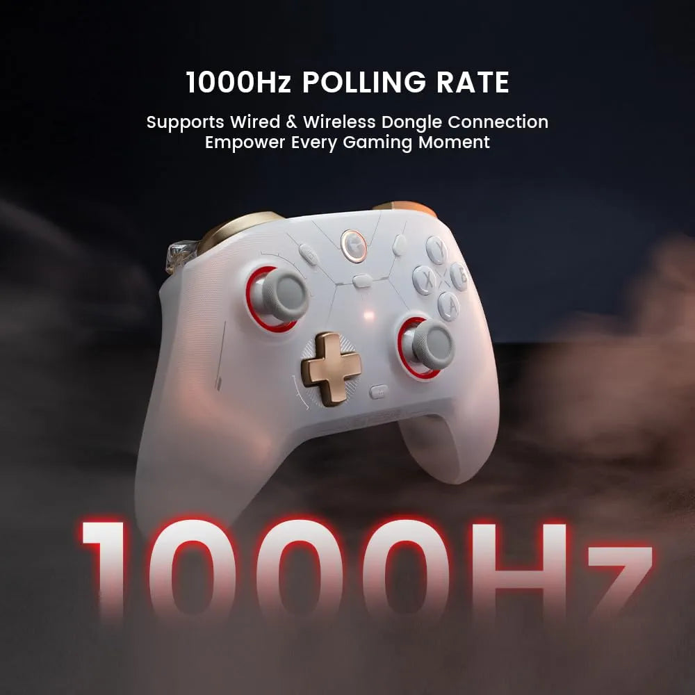 GameSir Cyclone 2 Multiplatform Wireless Controller- TMR Electromagnetic Joysticks&Hall Effect Switch triggers,6-axis Gyro Gaming Controller for Switch/PC/iOS/Android/Steam