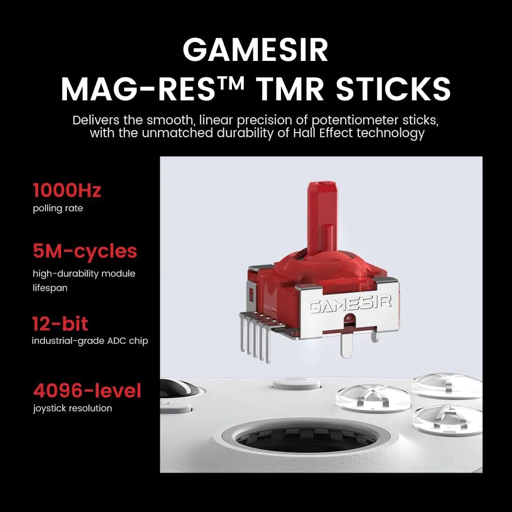 GameSir G7 Pro Wireless Gaming Controller – TMR Sticks, Hall Effect Triggers, 1000Hz Polling for Xbox & PC