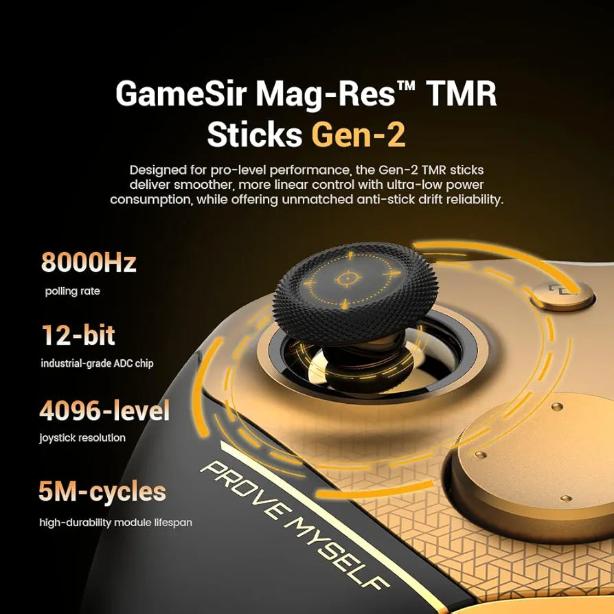 GameSir G7 Pro 8K PC Champion Edition Wired Gaming Controller – 8000Hz Polling Rate, TMR Sticks & Hall Effect Triggers