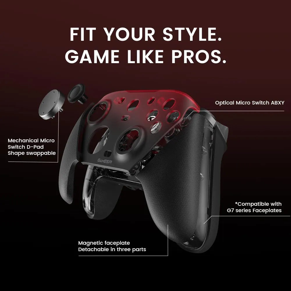 GameSir G7 Pro Wireless Gaming Controller – TMR Sticks, Hall Effect Triggers, 1000Hz Polling for Xbox & PC