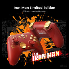 GameSir Nova 2 Lite Hall Effect Wireless Gaming Controller – Iron Man Edition