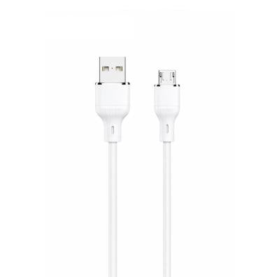 Logilink Usb To Micro Silicone Fast Charging Data Cable 1m (1 Year Warranty) White
