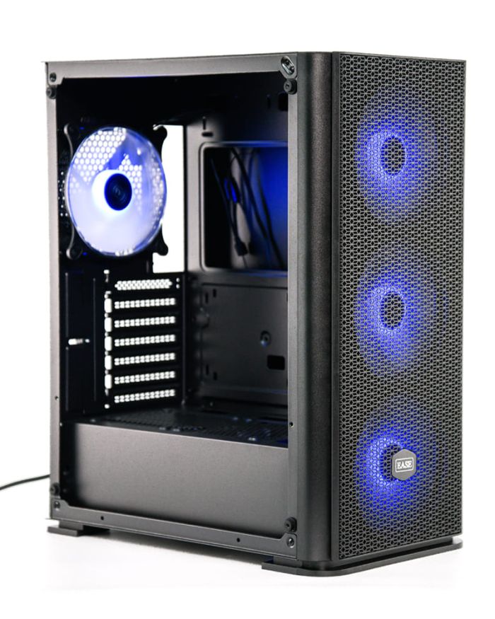 EASE EC144B Tempered Glass ATX Gaming Case