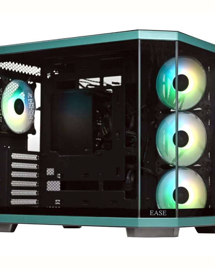 EASE EC124B Pro Tempered Glass Gaming Case