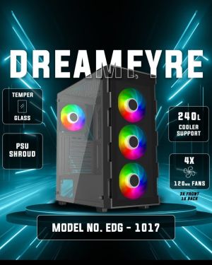 Edragon Casing Dream Fyre Black Gaming