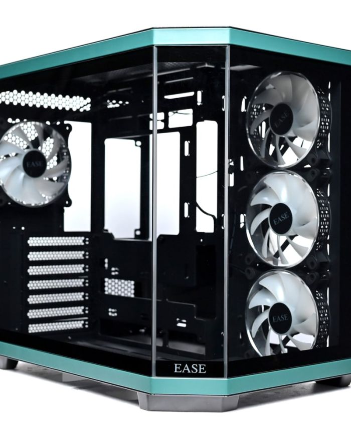 EASE EC124B Pro Tempered Glass Gaming Case